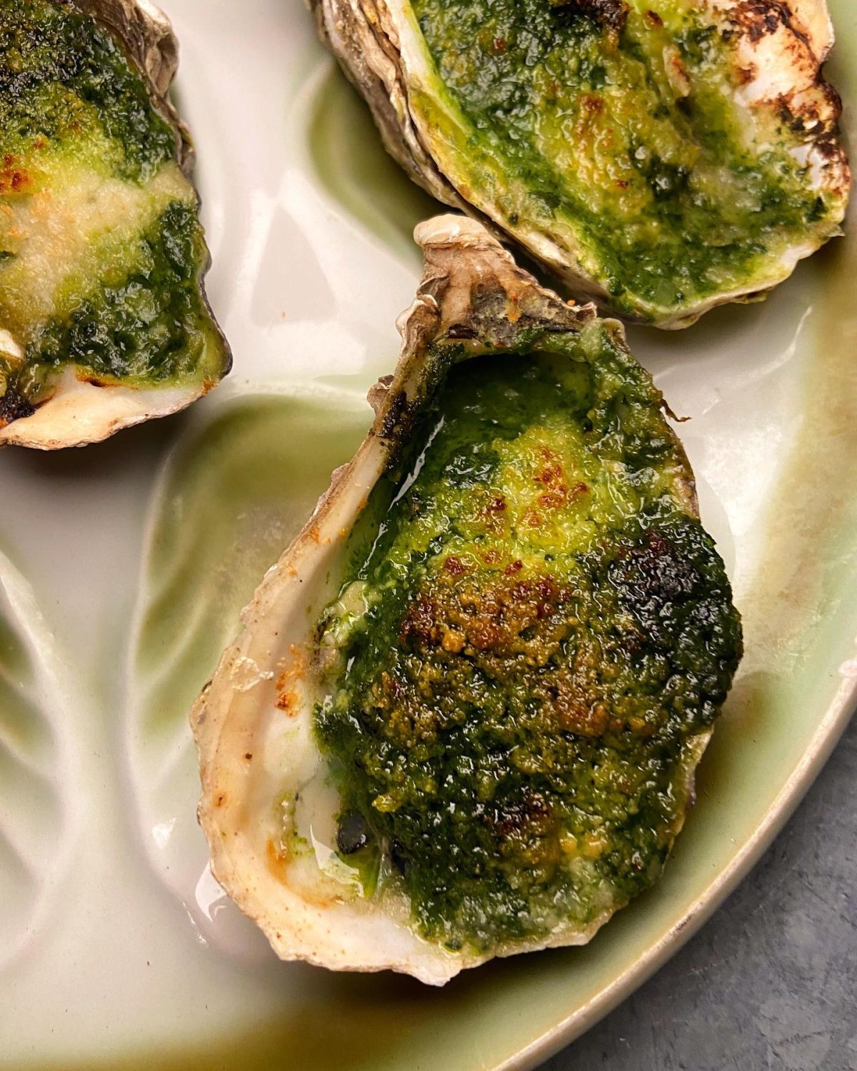 Rockefeller oysters