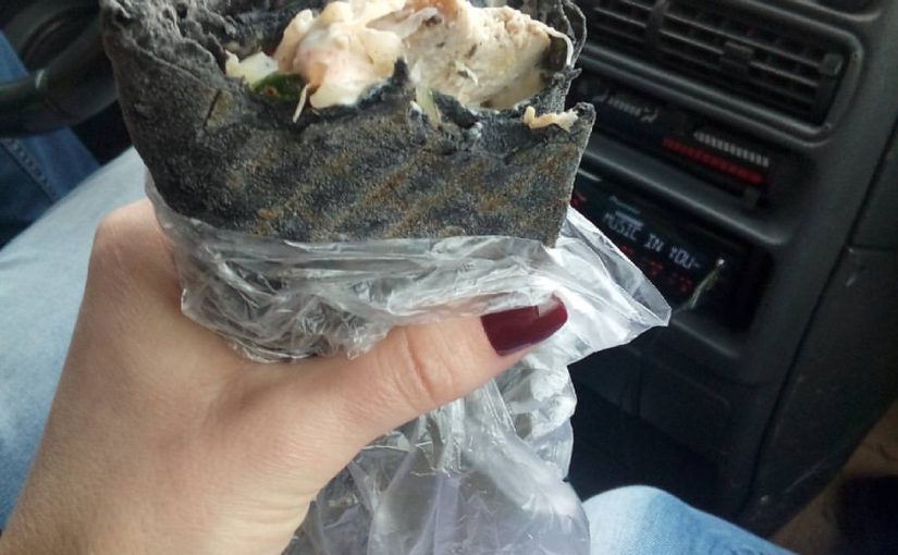 Shwarma in Black Lavash