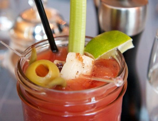 Bloody Norwegian cocktail