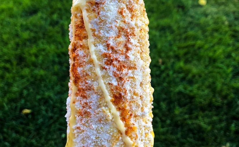 Mexican corn on the cob